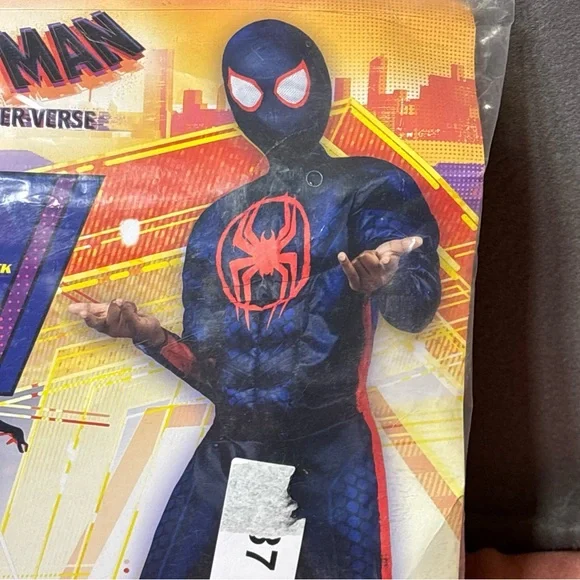 Marvel Spider-man L 10- 12 Boys Youth Across Miles Morales Kids Costume NEW - Picture 2 of 5